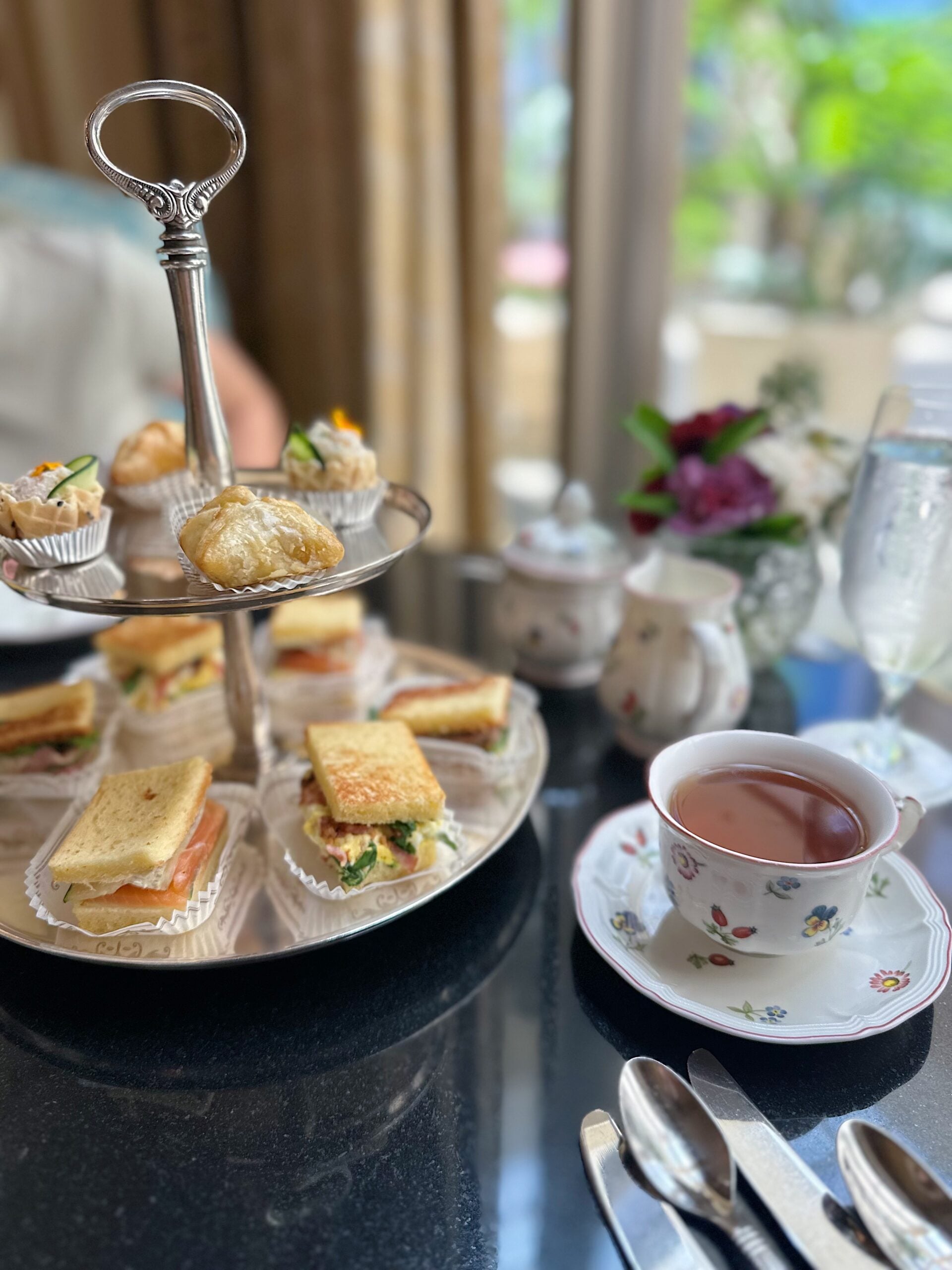 Tea and sandwiches