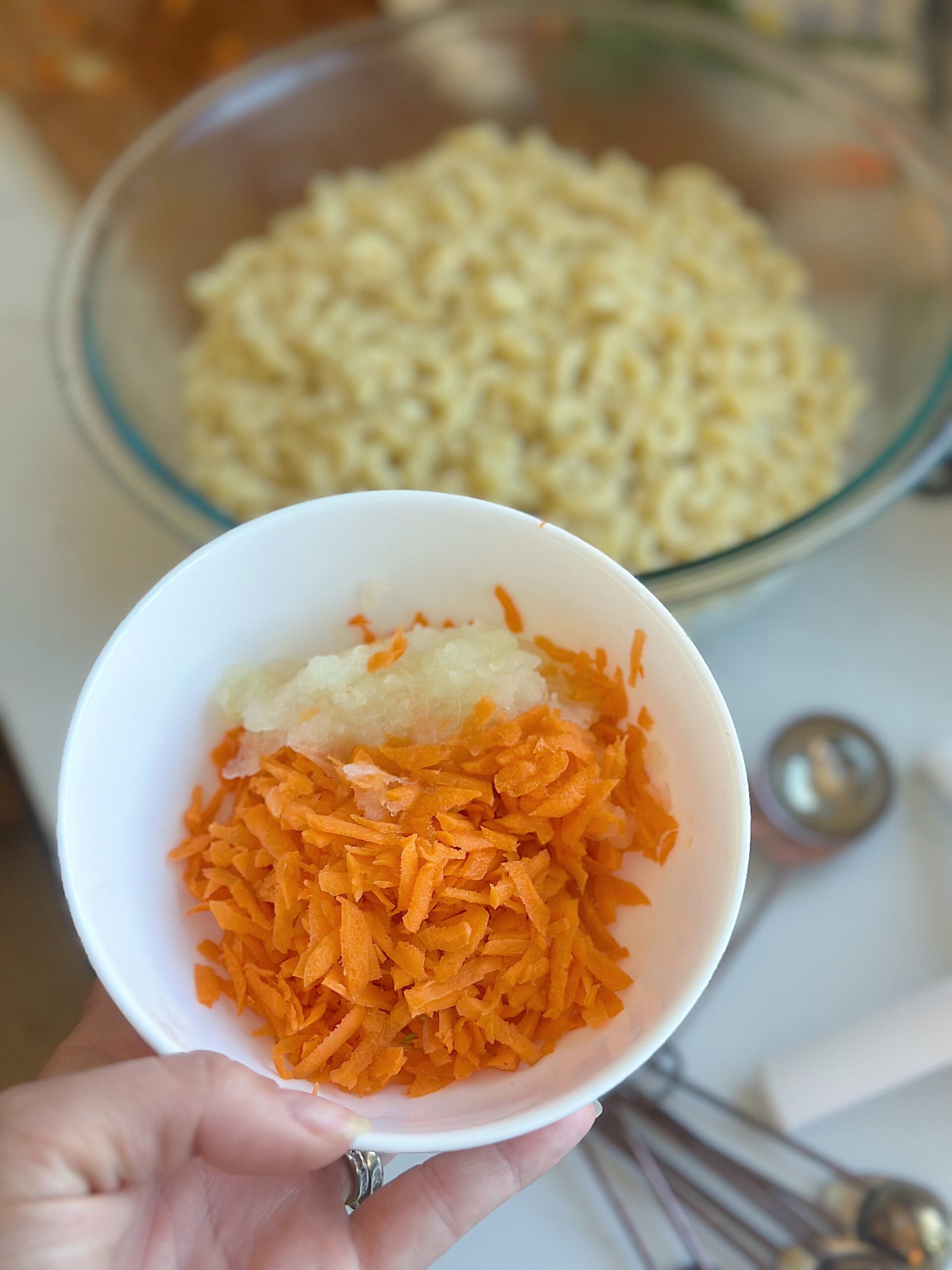 Carrot and onion