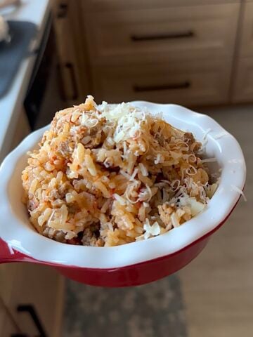 Italian Sausage and Rice