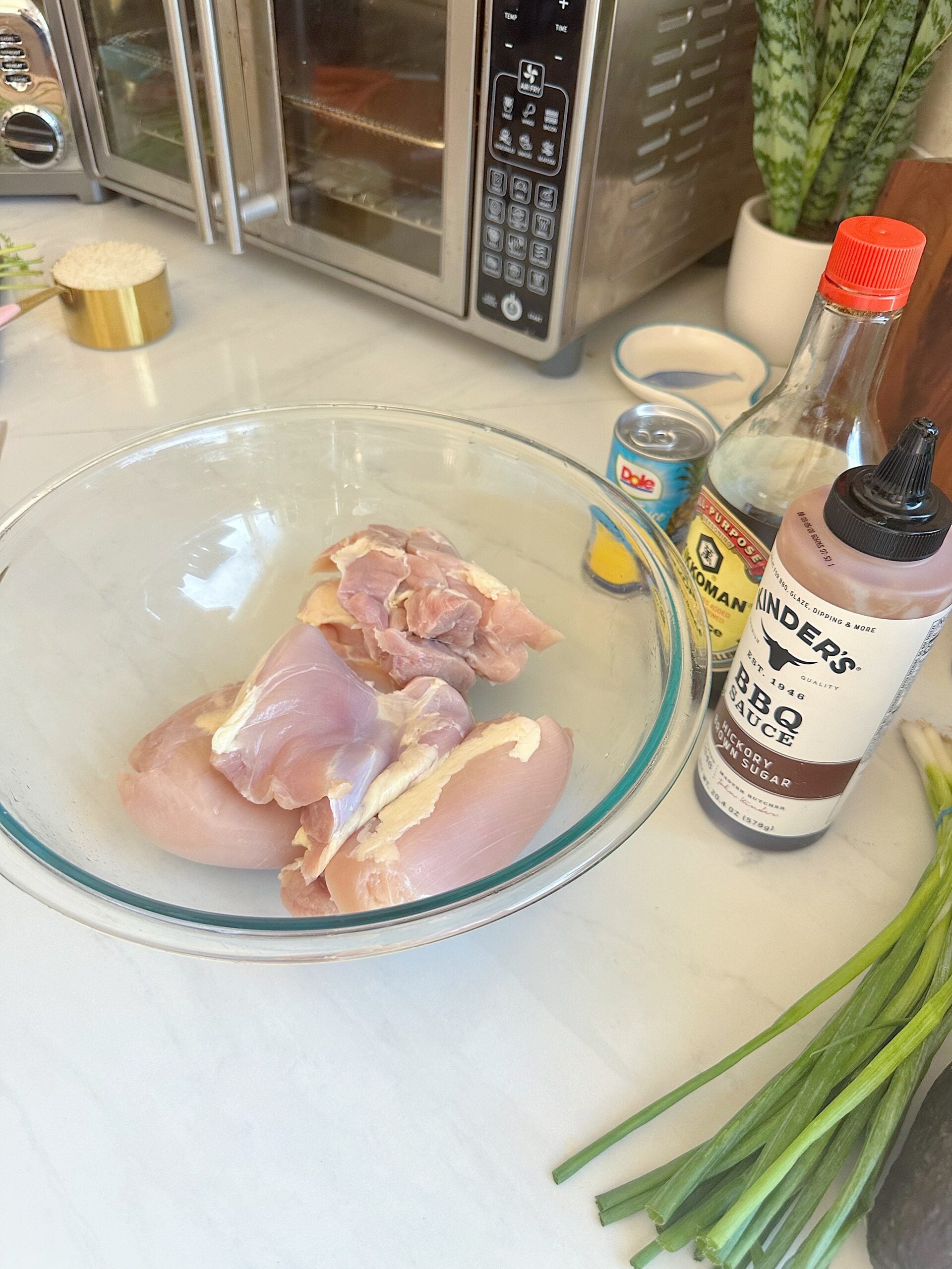 chicken and scallions