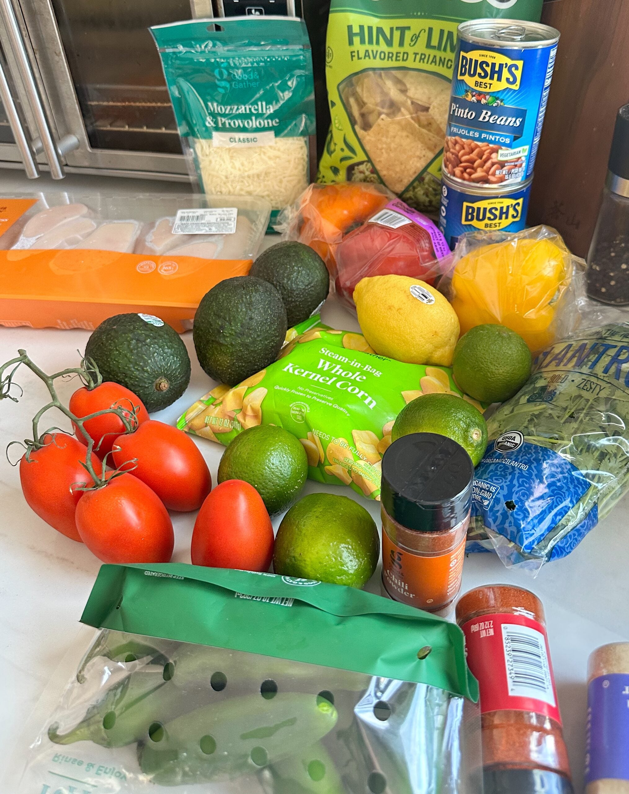 burrito bowl ingredients