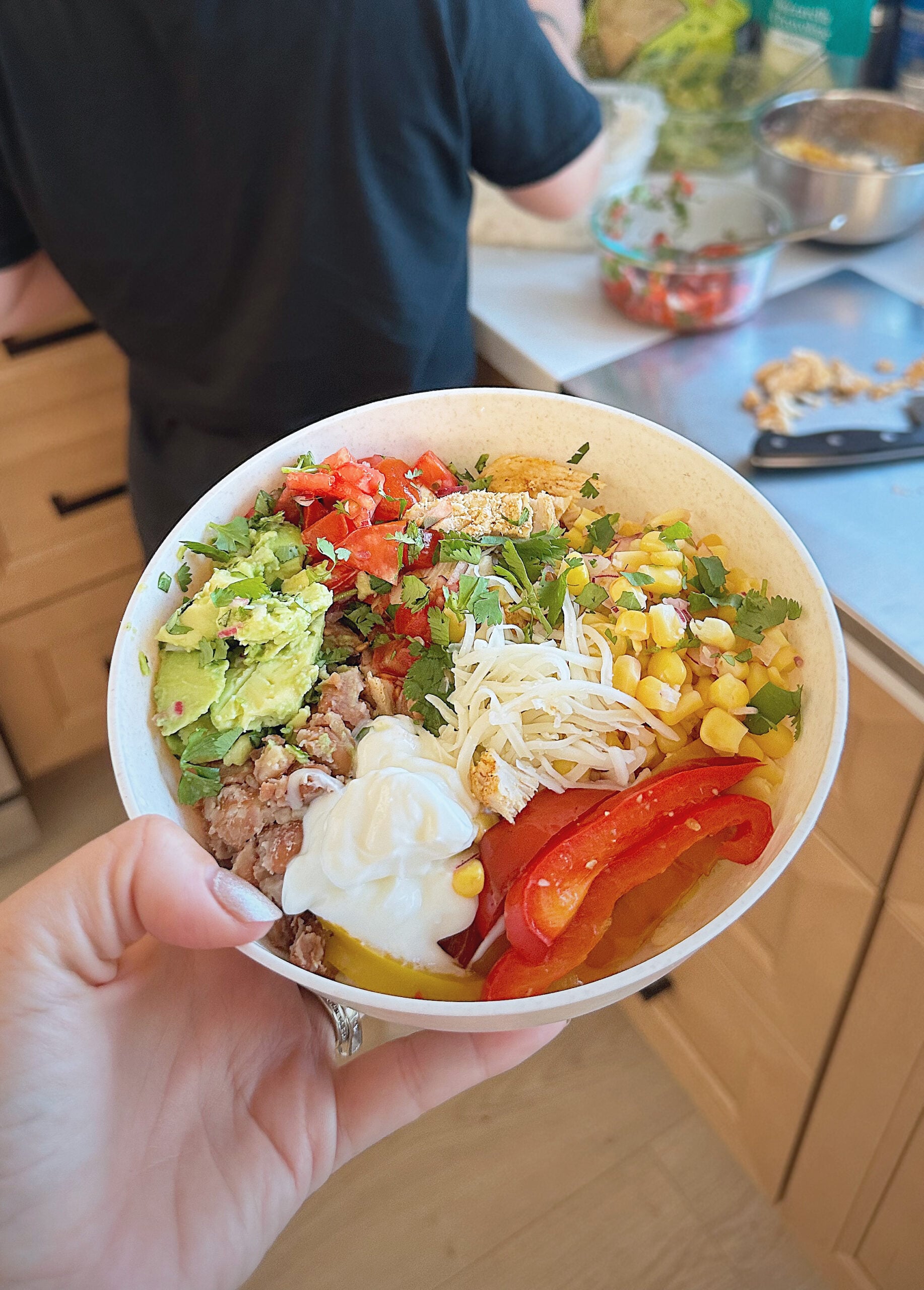 chicken burrito bowls