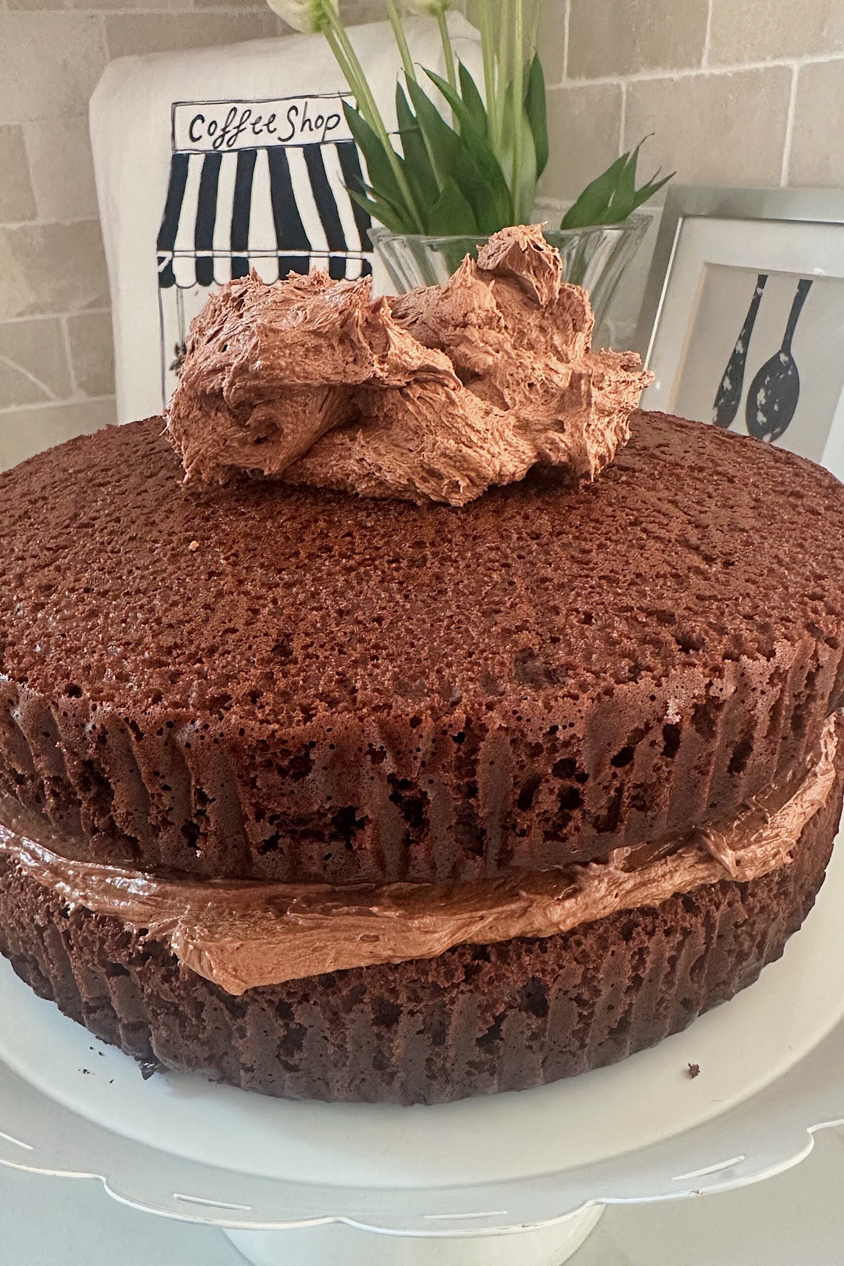 chocolate frosting